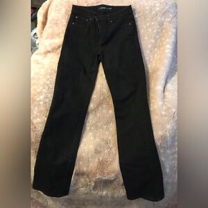Ralph Lauren Premiere Straight Curvy Black Straight Jeans